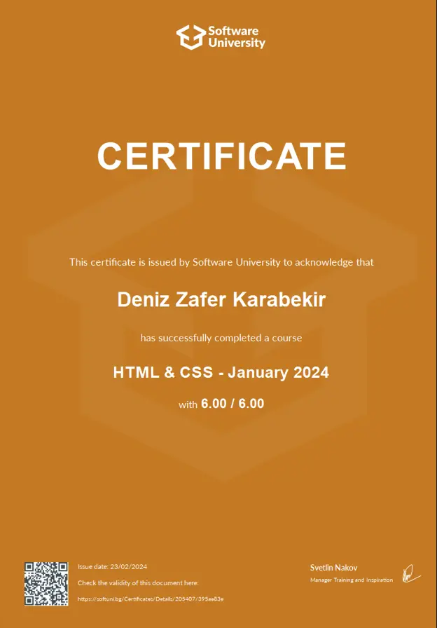 Certificate 4